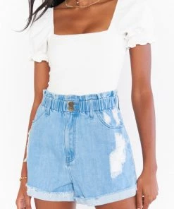 Show Me Your Mumu New Mu Emilia Shorts ~ Shorebreak