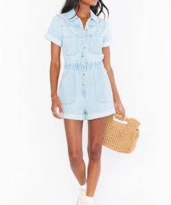 Show Me Your Mumu New Mu Cannon Romper ~ Dockside
