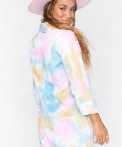Show Me Your Mumu New Mu Tegan Jumper ~ Tropic Tie Dye