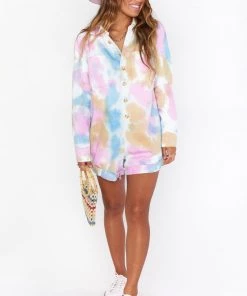 Show Me Your Mumu New Mu Tegan Jumper ~ Tropic Tie Dye