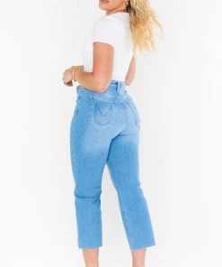 Show Me Your Mumu Manhattan Straight Jeans ~ Spa Blue Denim 15 Show Me Your Mumu Manhattan Straight Jeans ~ Spa Blue Denim