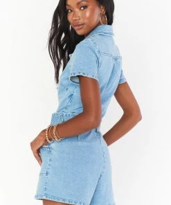 Show Me Your Mumu New Mu Outlaw Romper ~ Tide