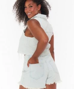 Show Me Your Mumu New Mu Valdosta Vest ~ Sky Mist
