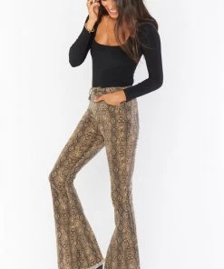 Show Me Your Mumu Berkeley Zip Up Bells ~ Queen Cobra Denim