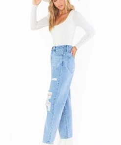 Show Me Your Mumu Boston Boyfriend Jeans ~ Vintage Blue New Mu