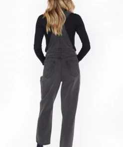 Show Me Your Mumu New Mu Portland Overalls ~ Washed Black