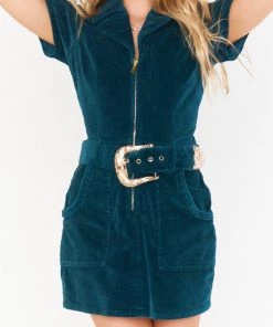 Show Me Your Mumu Outlaw Dress ~ Jade Corduroy