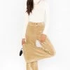 Show Me Your Mumu Ashbury Wide Leg ~ Beige Corduroy