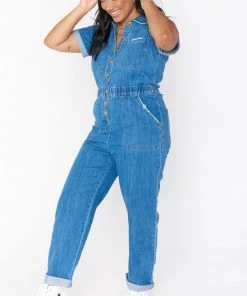 Show Me Your Mumu New Mu Cannon Jumpsuit ~ Endless Sea