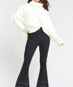 Show Me Your Mumu Cam Cam Bells ~ Studded Black Denim