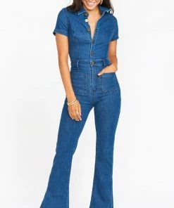 Show Me Your Mumu Everhart Jumpsuit ~ Lunar Blue New Mu 16 Show Me Your Mumu Everhart Jumpsuit ~ Lunar Blue New Mu