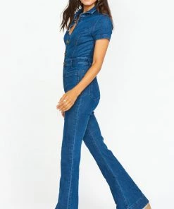 Show Me Your Mumu Everhart Jumpsuit ~ Lunar Blue New Mu 17 Show Me Your Mumu Everhart Jumpsuit ~ Lunar Blue New Mu