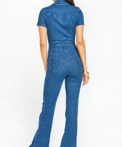 Show Me Your Mumu Everhart Jumpsuit ~ Lunar Blue New Mu 18 Show Me Your Mumu Everhart Jumpsuit ~ Lunar Blue New Mu