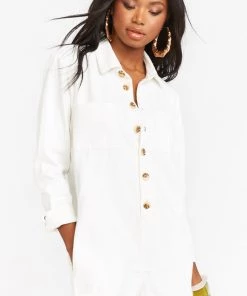 Show Me Your Mumu New Mu Tegan Jumper ~ Whitewash