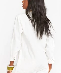 Show Me Your Mumu New Mu Tegan Jumper ~ Whitewash