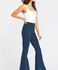 Show Me Your Mumu Denim Berk Bells Short ~ Dark Rainstorm