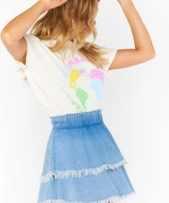 Show Me Your Mumu Aiden Mini Skirt ~ Pacifica Denim