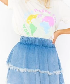Show Me Your Mumu Aiden Mini Skirt ~ Pacifica Denim