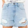 Show Me Your Mumu Phoenix Boyfriend Shorts ~ Cyprus Sea