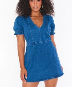 Show Me Your Mumu Zoey Dress ~ Maritime Blue