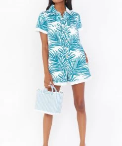 Show Me Your Mumu Range Romper ~ Oasis Palm