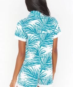 Show Me Your Mumu Range Romper ~ Oasis Palm