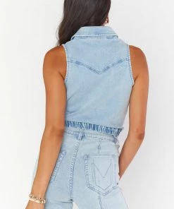 Show Me Your Mumu Union Top ~ Glacier Blue New Mu 10 Show Me Your Mumu Union Top ~ Glacier Blue New Mu