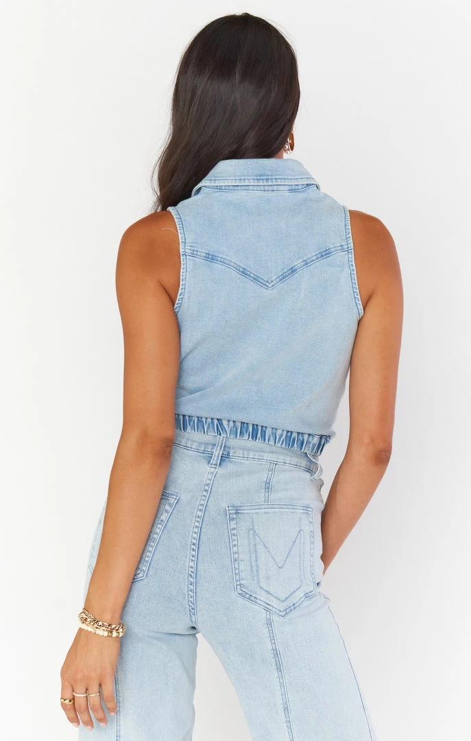 Show Me Your Mumu Union Top ~ Glacier Blue New Mu 6 Show Me Your Mumu Union Top ~ Glacier Blue New Mu