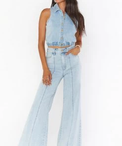 Show Me Your Mumu Union Top ~ Glacier Blue New Mu 11 Show Me Your Mumu Union Top ~ Glacier Blue New Mu