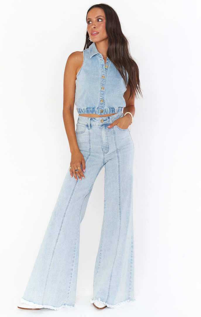 Show Me Your Mumu Union Top ~ Glacier Blue New Mu 7 Show Me Your Mumu Union Top ~ Glacier Blue New Mu