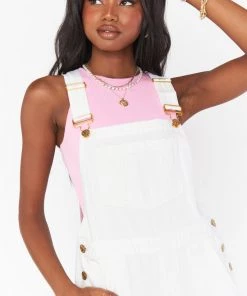 Show Me Your Mumu New Mu Marfa Overalls ~ Off White Denim 11 Show Me Your Mumu New Mu Marfa Overalls ~ Off White Denim