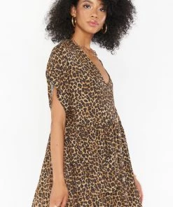 Show Me Your Mumu Odessa Dress ~ Latte Cheetah