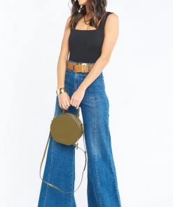 Show Me Your Mumu Dory Bodysuit ~ Black Stretch New Mu