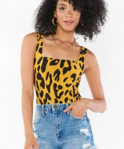 Show Me Your Mumu Dory Bodysuit ~ Paige's Leopard