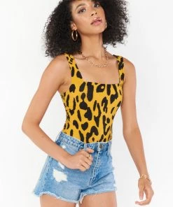 Show Me Your Mumu Dory Bodysuit ~ Paige's Leopard