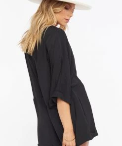 Show Me Your Mumu Horton Romper ~ Black
