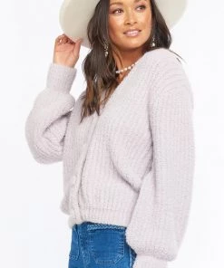 Show Me Your Mumu Clemmie Cardi ~ Lilac Knit