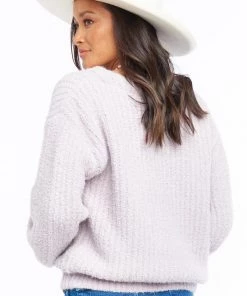 Show Me Your Mumu Clemmie Cardi ~ Lilac Knit