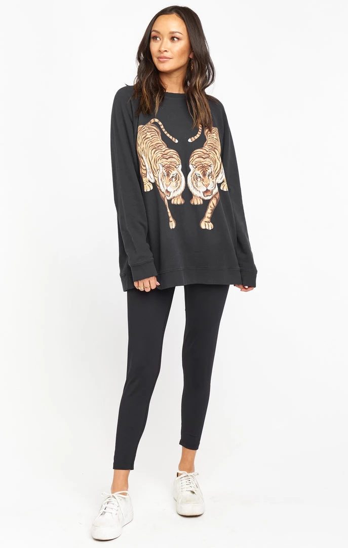 Show Me Your Mumu Simon Pullover ~ Dancing Tiger Graphic New Mu 12 Show Me Your Mumu Simon Pullover ~ Dancing Tiger Graphic New Mu