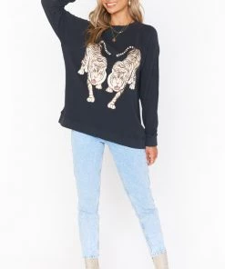 Show Me Your Mumu Simon Pullover ~ Dancing Tiger Graphic New Mu 15 Show Me Your Mumu Simon Pullover ~ Dancing Tiger Graphic New Mu