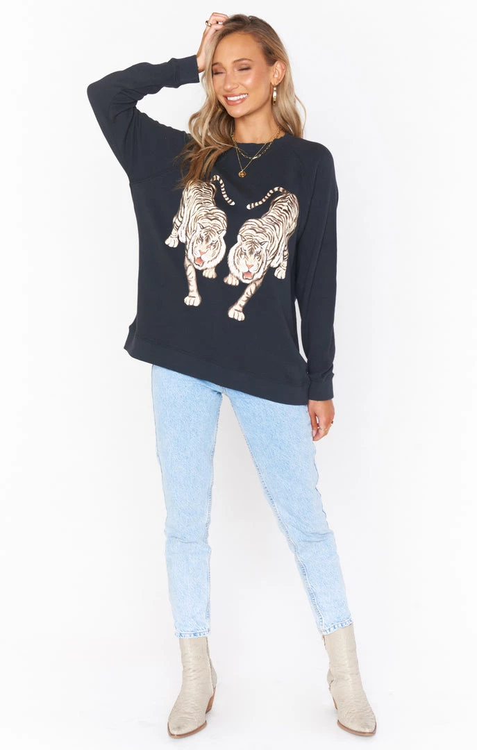 Show Me Your Mumu Simon Pullover ~ Dancing Tiger Graphic New Mu 6 Show Me Your Mumu Simon Pullover ~ Dancing Tiger Graphic New Mu