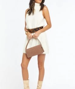 Show Me Your Mumu Fauna Dress ~ Fuzzy Cream Knit New Mu