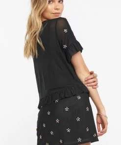 Show Me Your Mumu Jeri Top ~ Flashy Flowers