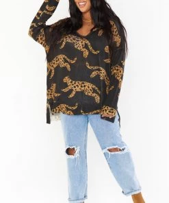 Show Me Your Mumu Hug Me Sweater ~ Mucci Cat Knit Sweaters