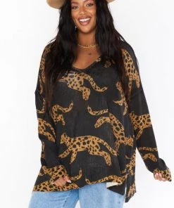 Show Me Your Mumu Hug Me Sweater ~ Mucci Cat Knit Sweaters