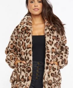 Show Me Your Mumu Cordelia Jacket ~ Leopard Faux Fleece