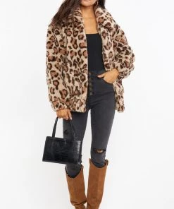 Show Me Your Mumu Cordelia Jacket ~ Leopard Faux Fleece