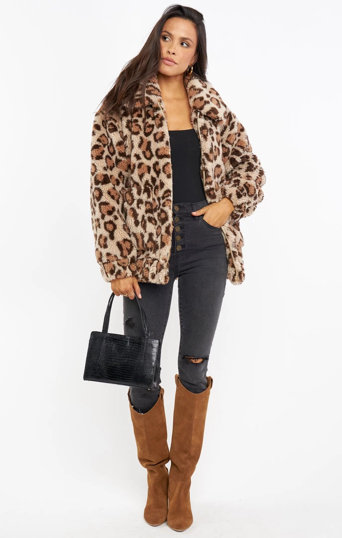 Show Me Your Mumu Cordelia Jacket ~ Leopard Faux Fleece 3 Show Me Your Mumu Cordelia Jacket ~ Leopard Faux Fleece