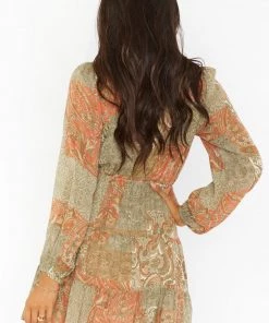 Show Me Your Mumu New Mu Addy Tie Dress ~ Paisley Dream