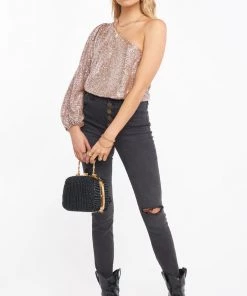 Show Me Your Mumu New Mu Party Top ~ Silver Confetti